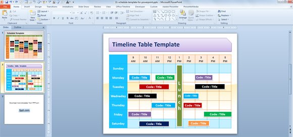 timeline templates for powerpoint free for mac